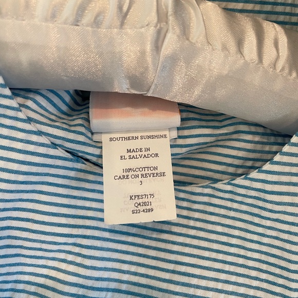 Sailboat Smocked Shortalls - Picture 4 of 4